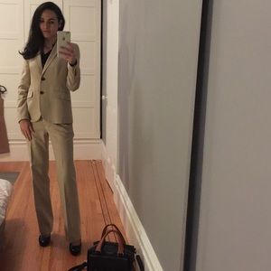 J. Crew Tan Suit